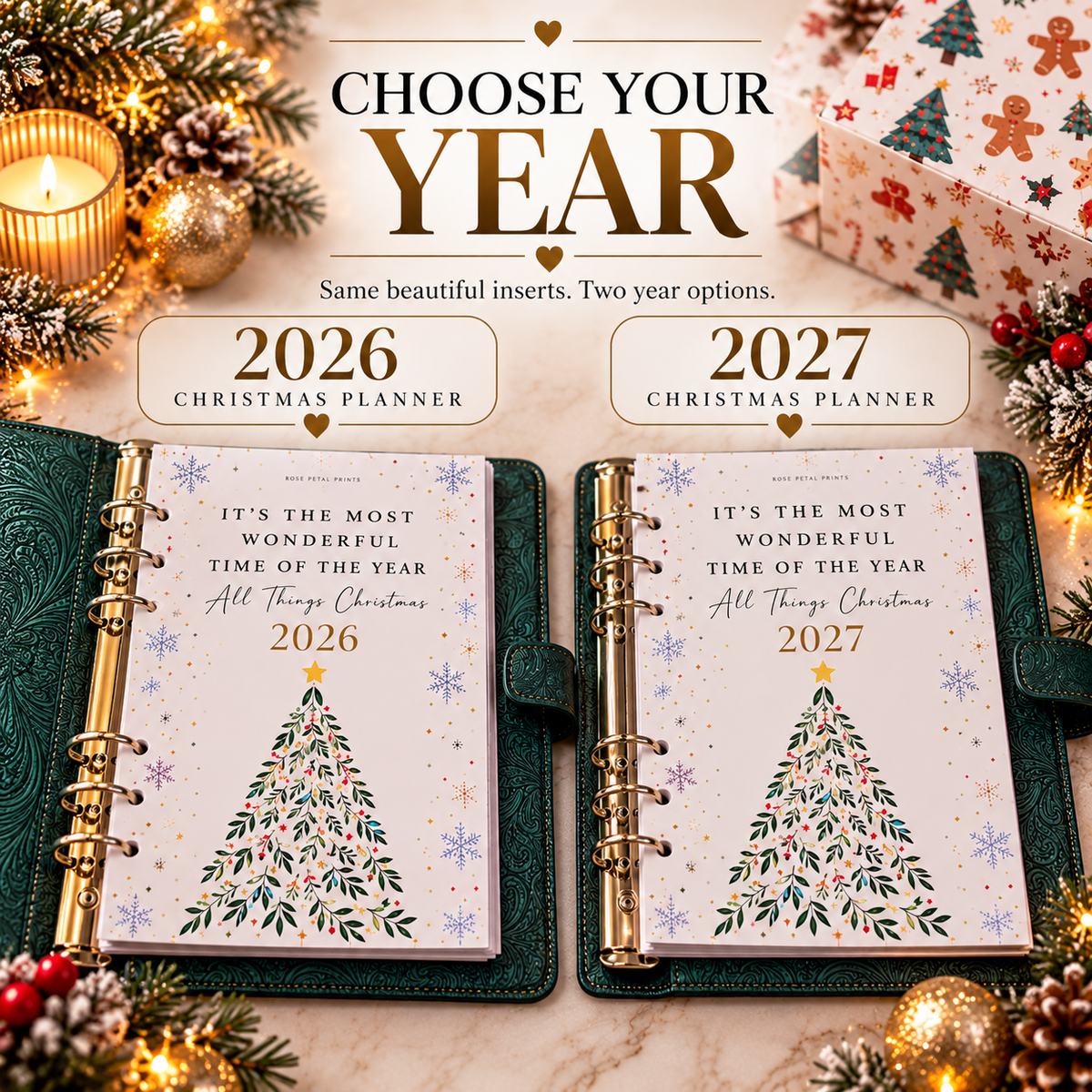 A5 Christmas Binder Bundle