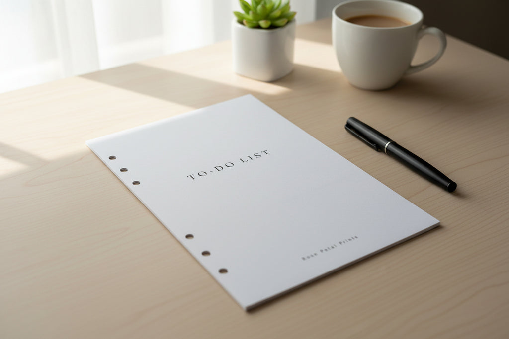 To-Do List A5 Inserts