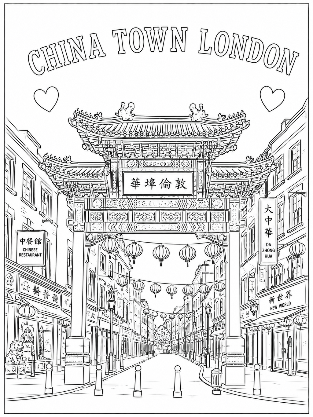 A5 London Colouring Bundle