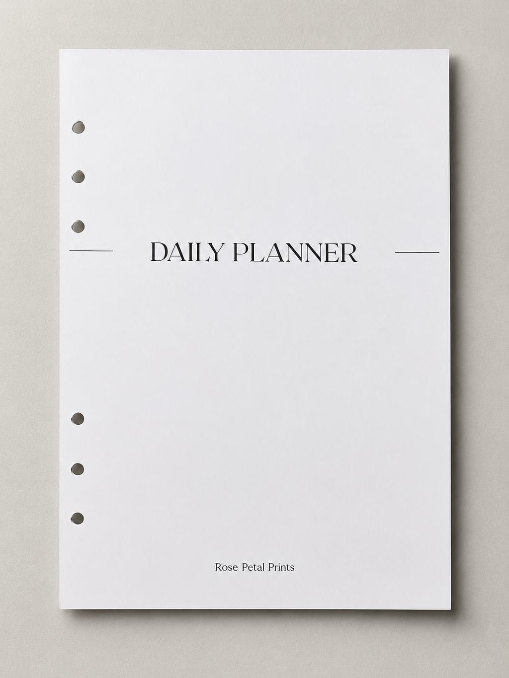 Daily Planner