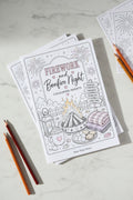 Firework & Bonfire night A5 colouring inserts
