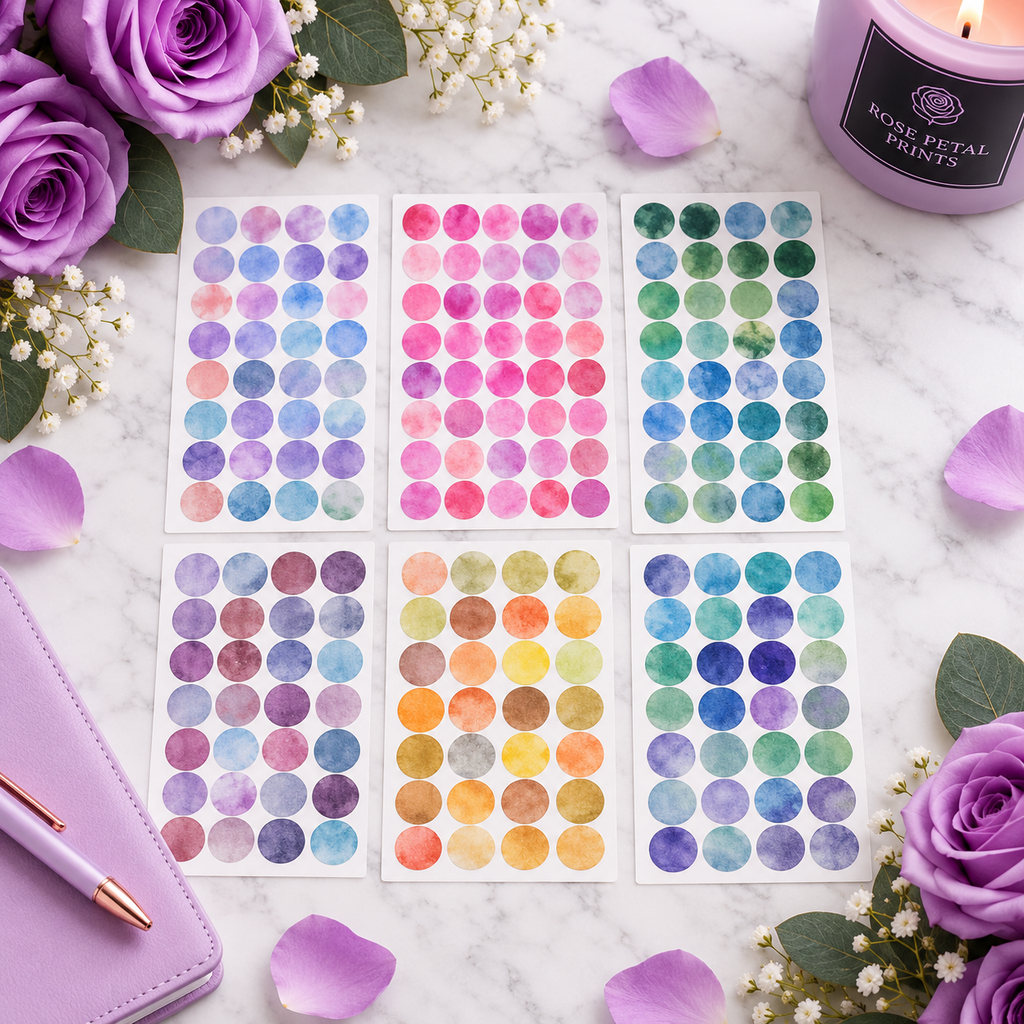 Large Circle Planner Stickers