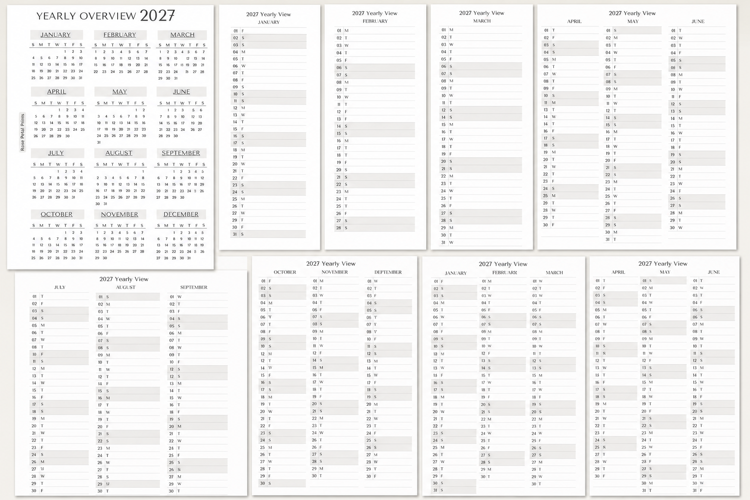 2027 Yearly Overview