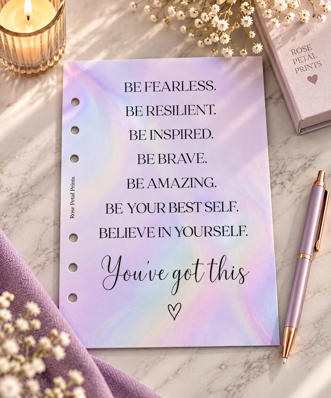 A5 "You've Got This Dashboard" Motivational Dashboard