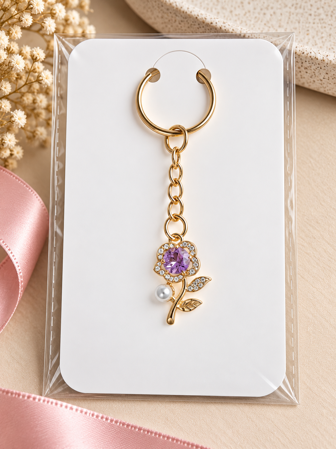 Rose Planner Charm
