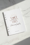 Summer Vibes Colouring A5 Inserts
