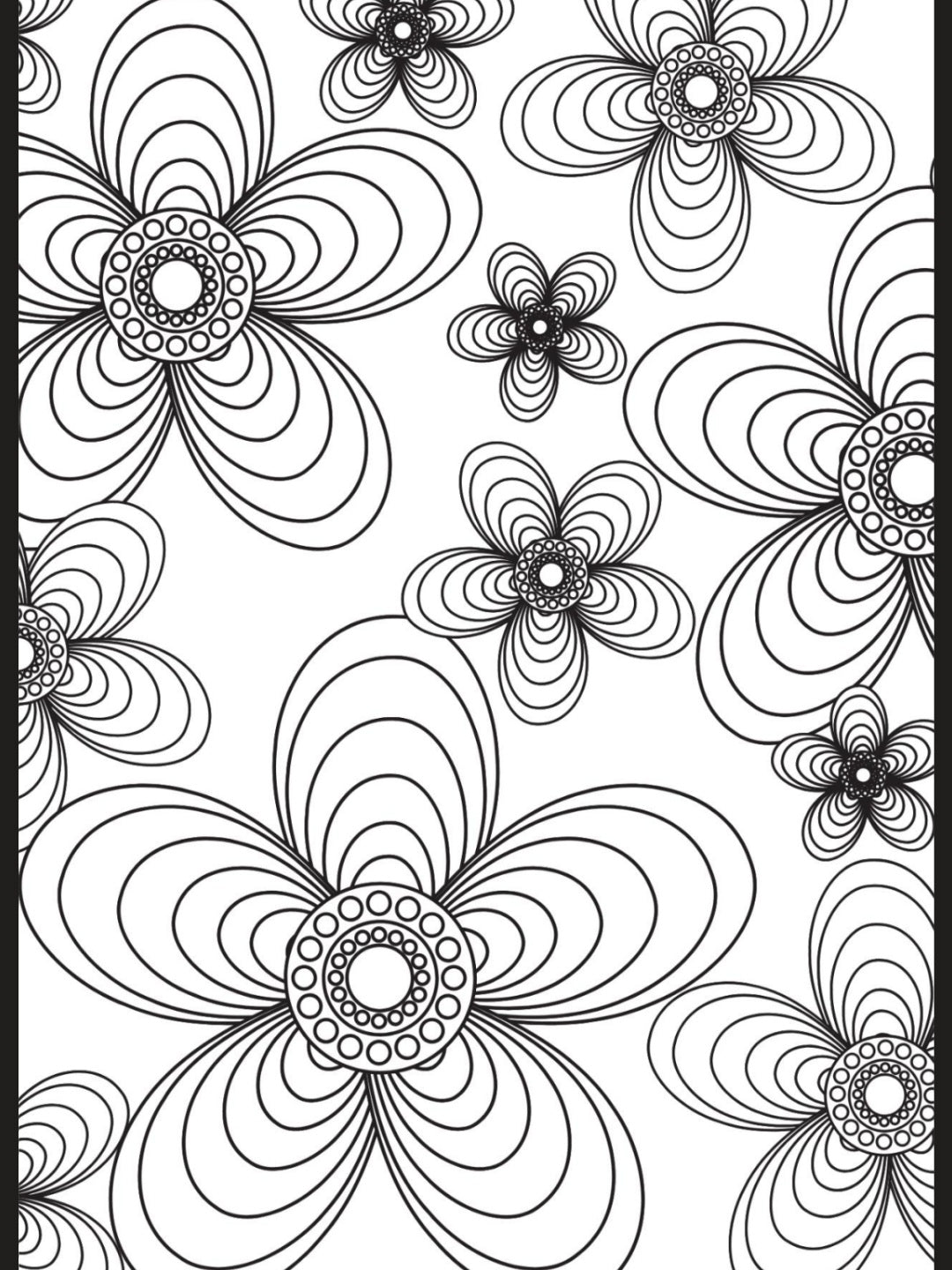Flowers & Butterflies A5 Colouring Inserts