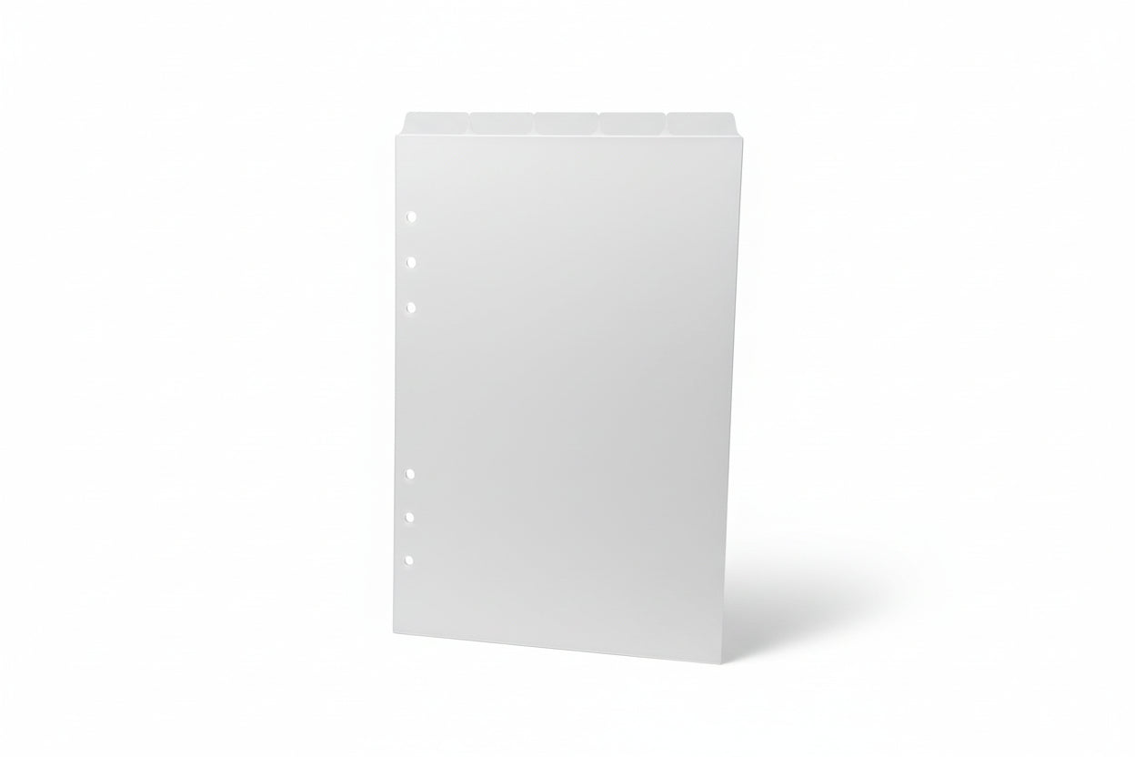 A5 Frosted Top Tab Dividers