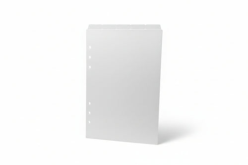 A5 Frosted Top Tab Dividers