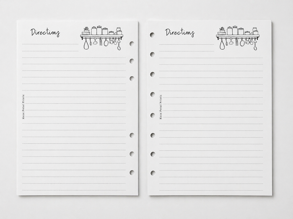 Recipe Cards (25 Pack)