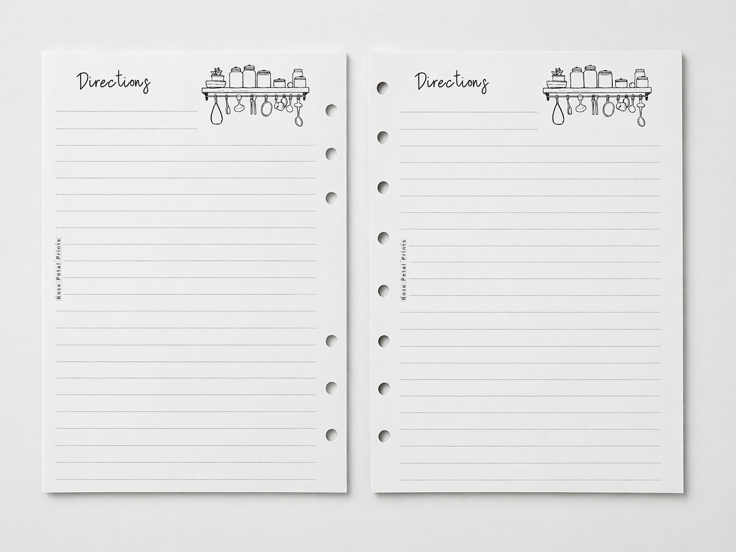 A5 Recipe Binder Bundle