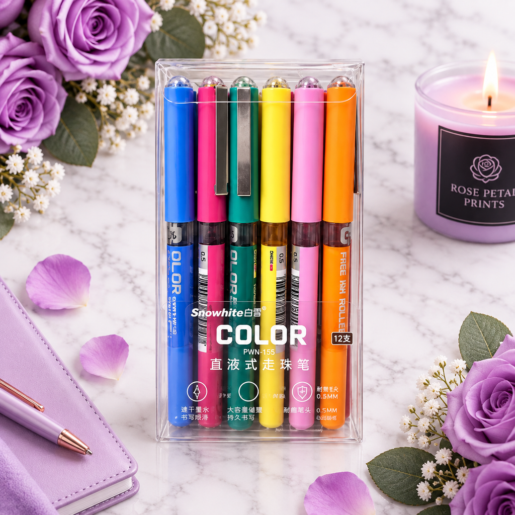 12 colourful Planner Gel Pens