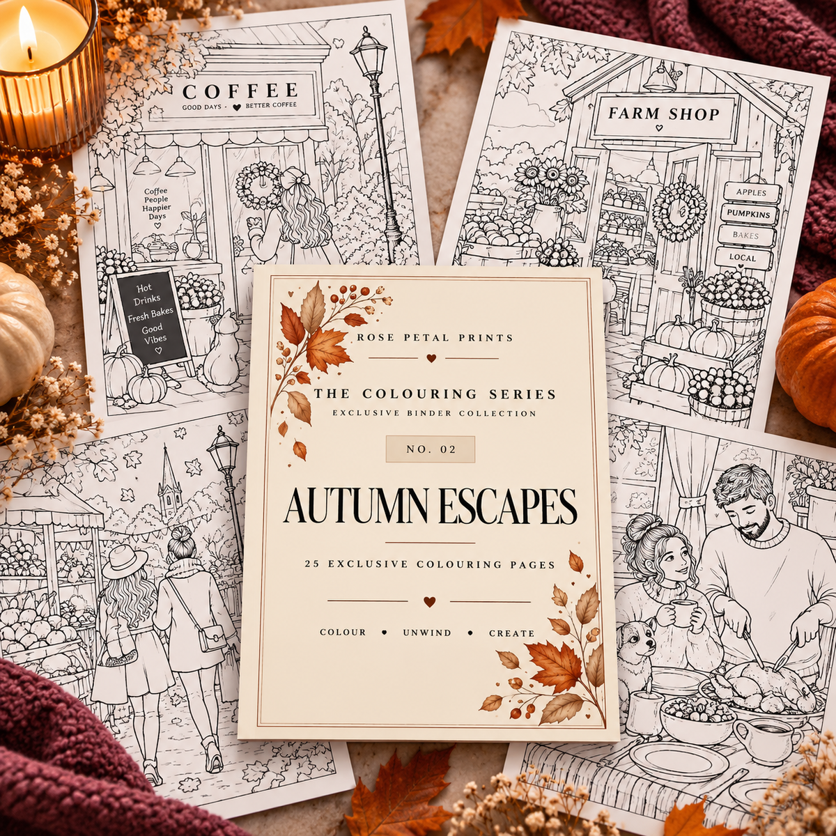 The Colouring Series No. 02 – Autumn Escapes