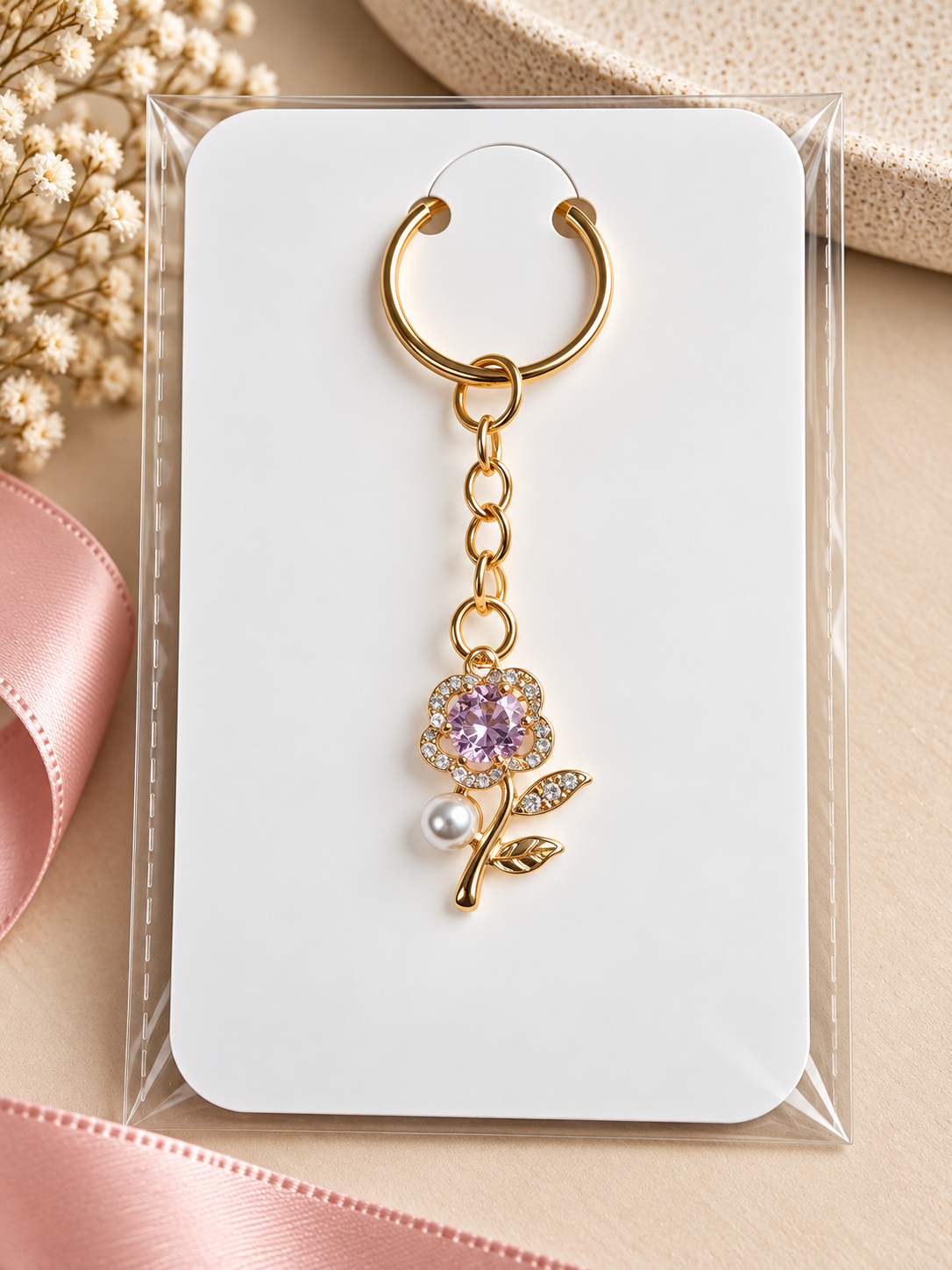 Rose Planner Charm
