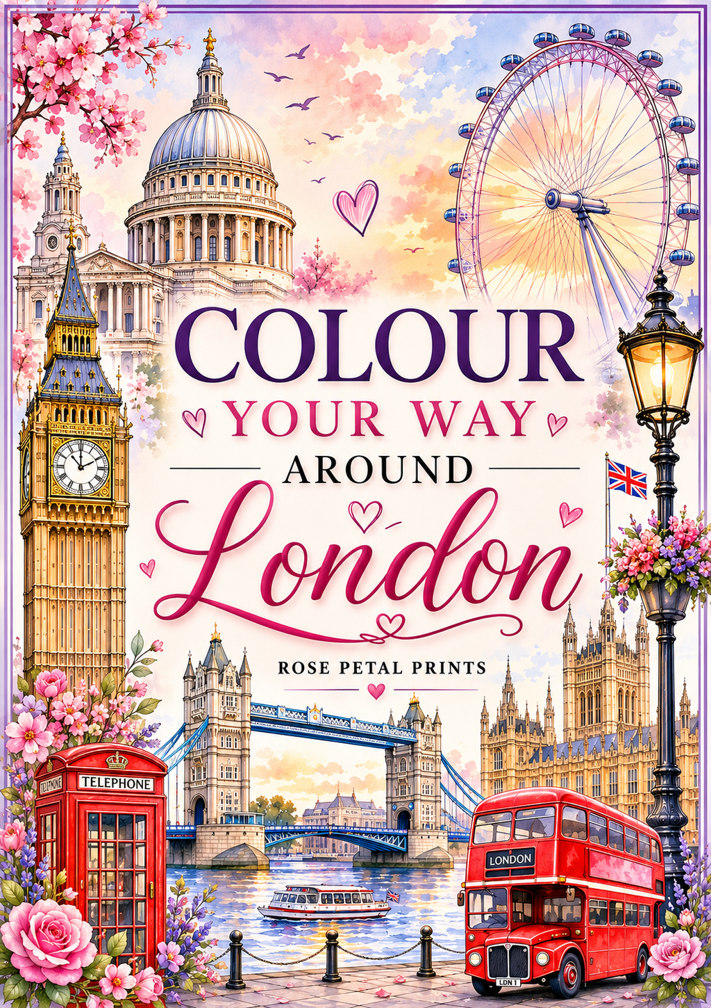 A5 London Colouring Bundle